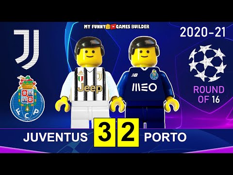 Juventus vs Porto 3-2 (4-4) Champions League 2021 • All Goals Highlights Juve Porto Lego Football
