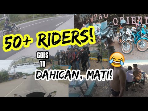 50 RIDERS GOES TO DAHICAN MATI! | NMAX VS ALL 150CC | CHILL RIDE!