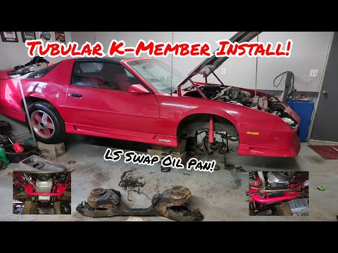 3rd Gen Camaro Tubular K-Member Install + Budget LS Swap Oil Pan!! Building A 3rd Gen RACECAR Ep. 2!