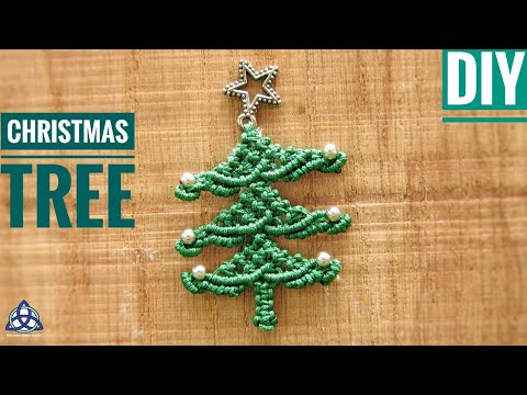 DIY Macrame Christmas Tree Decoration EASY Christmas Crafts