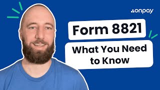 Form 8821: What You Need to Know