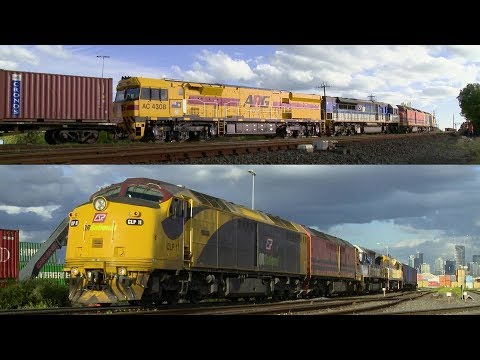 MA6 With ARG's AC4308 Diesel Locomotive Delivery To WA - PoathTV Australian Trains & Railways