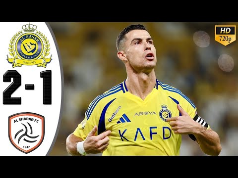 Al Nassr vs Al Shabab 2 - 1 all goals & extended highlights | pro League 2024/2025