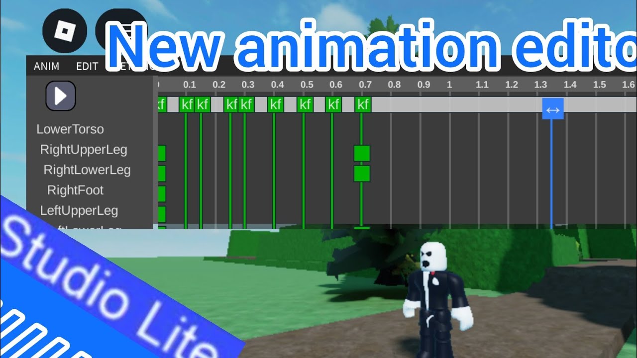 Animation Editor in Studio Lite
