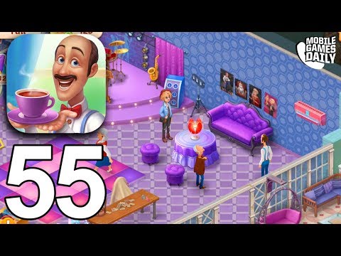 HOMESCAPES Story Walkthrough Gameplay Part 55 - Party Room (iOS Android)