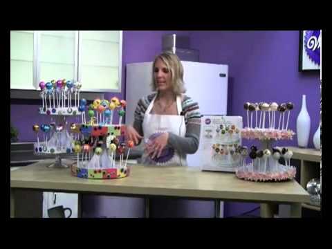 Présentoir à cake pops personnalisable en carton Wilton sur BienManger.com