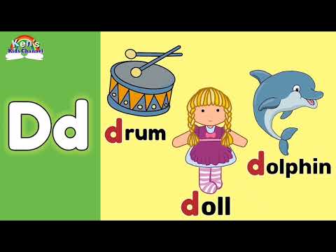 Letter Dd | Letter D Sound | Objects Beginning with the Letter Dd | Learn to Write the Letter Dd