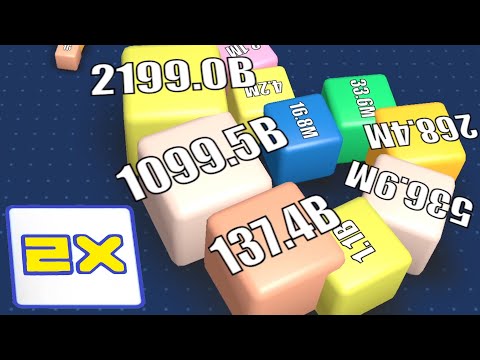Cubes 2048 io - ax Level Gameplay Free game 27976435803