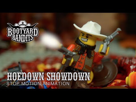 Bootyard Bandits - Hoedown Showdown (Official Music Video) LEGO Stop motion