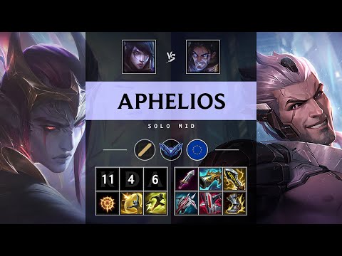 Aphelios Mid vs Sylas - EUW Diamond Patch 25.09