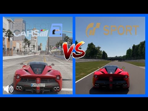 Project Cars 2 Vs Gran Turismo Sport LaFerrari Sound Comparison