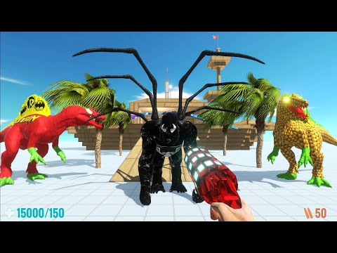 FPS DEATH RUN SHIP vs VENOM GORO - Animal Revolt Battle Simulator ARBS