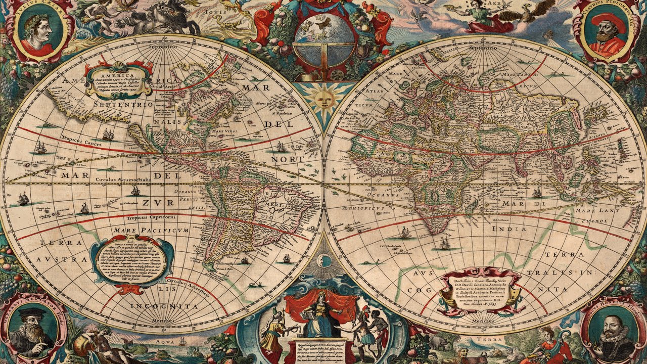 World Map History (1641)