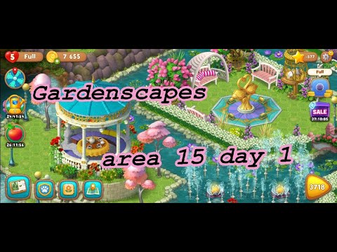 Gardenscapes - Wedding preparation / area 15 day 1