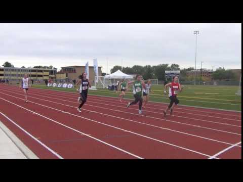 Provinciaux Scolaire 2016 - 100m Qualif 3 Cadette Femme