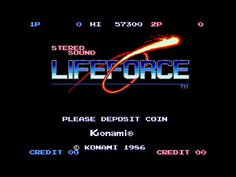 (Arcade PCB) Life Force / Salamander - 1st loop No Death Run, 1cc  1.356.900pts