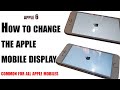 How To Change Apple Mobile Display Apple 6 Tamil