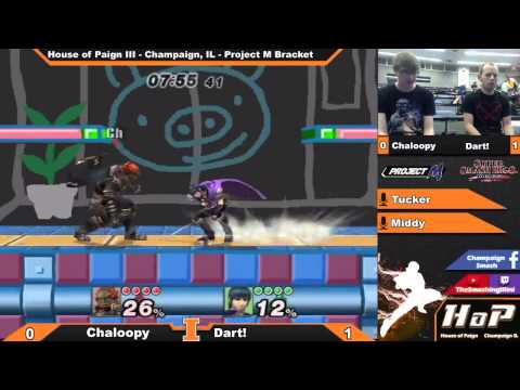 [House of Paign III] Chaloopy (C. Falcon, Ganon) vs. Dart! (Marth) Project M Bracket