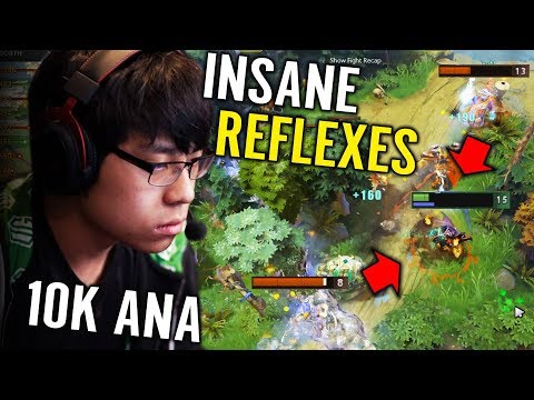 ANA NOT HUMAN REFLEX INVOKER COMBO LIKE A GOD 10K MMR PLAY DOTA 2
