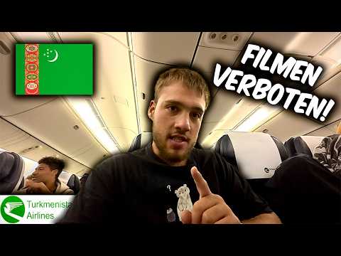 FILMEN VERBOTEN! Ich teste die absurdeste Airline der WELT (Turkmenistan Airlines)