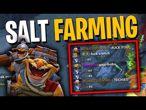 Farming SALT with TECHIES for 85 Minutes! - DotA 2 | Patch 7.22