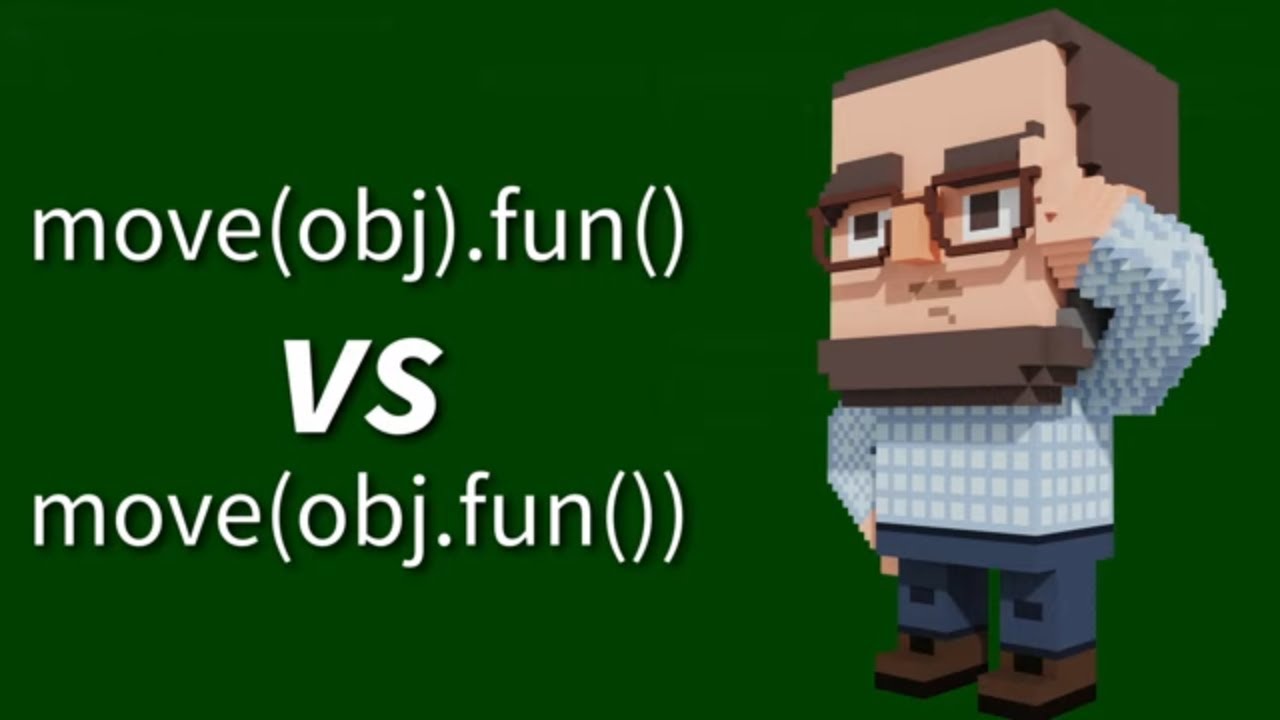 C++ Weekly - Ep 511 - move(obj).fun() vs move(obj.fun())