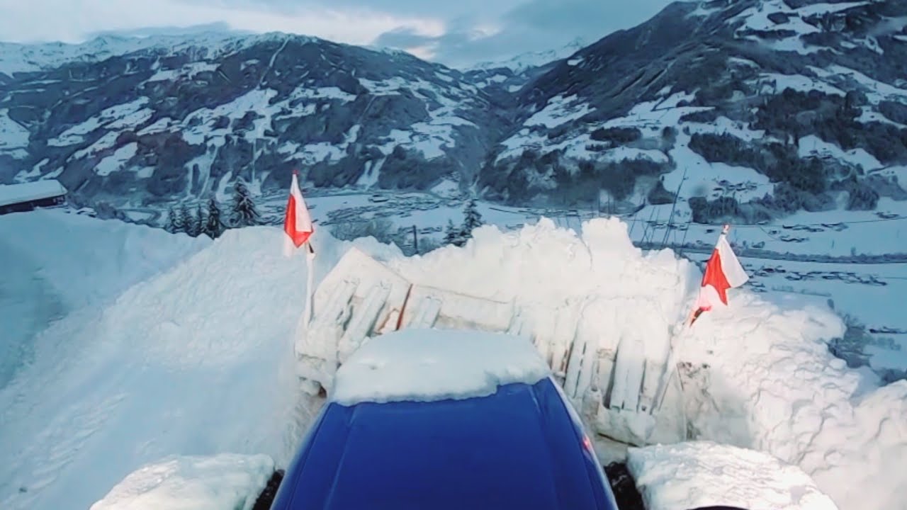 Hair raising snow removal in the Austrian Alps!❄️