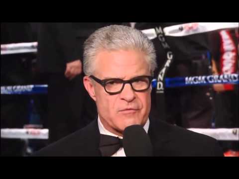 Emotional speech from Jim Lampley after 'Marquez - Pacquiao IV'