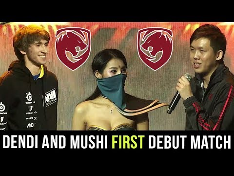 Tigers.Dendi First Pro Debut Match with Mushi on DreamLeague with NEW Team - Dota 2