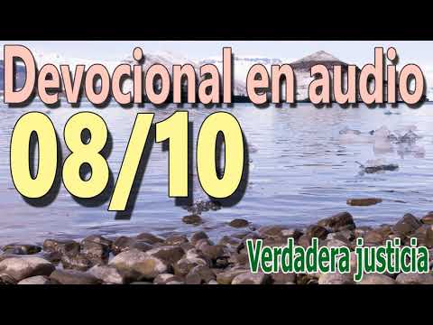 Devocional en audio 08/10 - Verdadera justicia