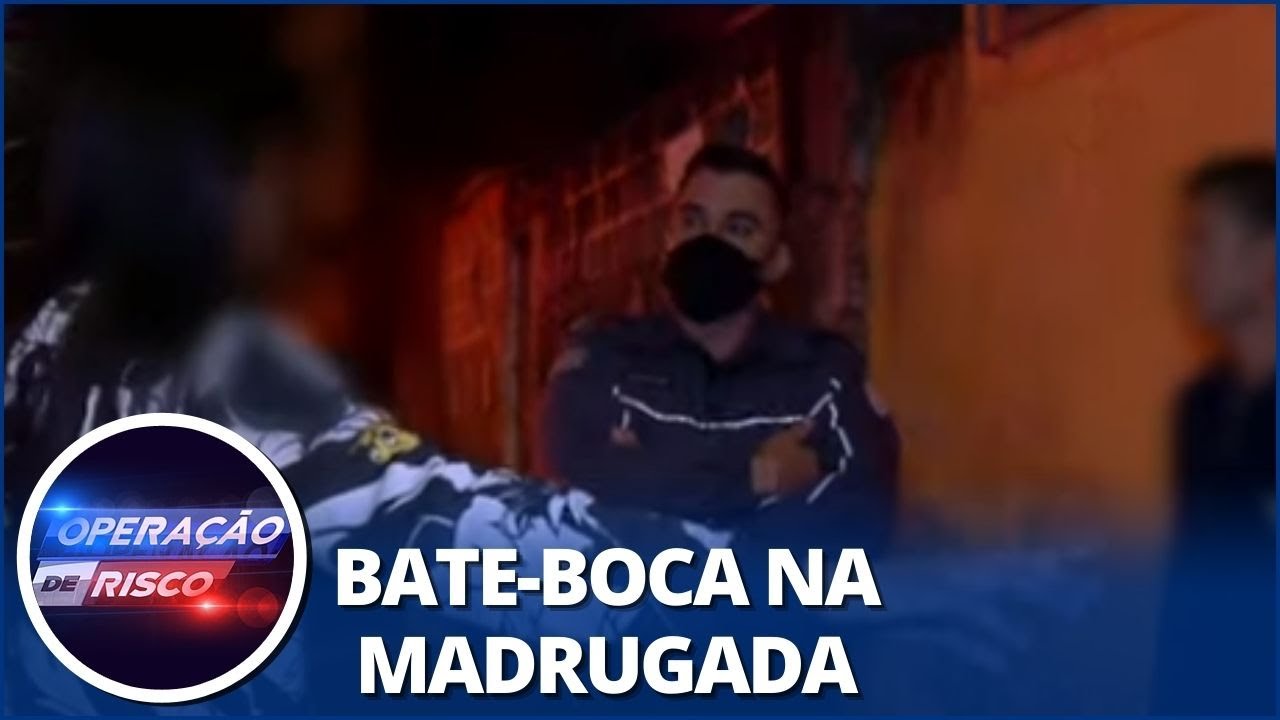 Casal briga na frente de policiais durante ocorrência: “Não quero mais nada”