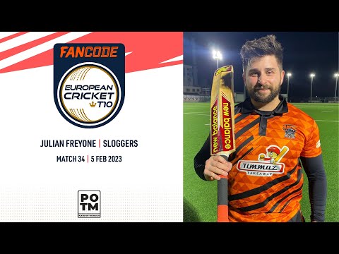 POTM: J.Freyone - SLG vs ETR | Highlights | FanCode ECT10 Gibraltar | Gibraltar 2023 | ECT23.034