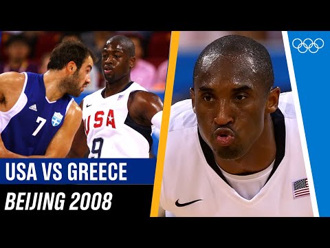 The Redeem Team 🆚 Greece | Beijing 2008 🏀 | FULL REPLAY