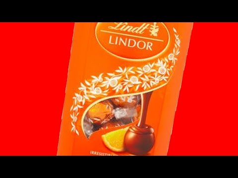 Trying Orange Lindor Chocolate