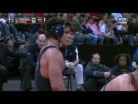 Big Ten Rewind: 2014 Wrestling - 197 LBs - Penn State's Morgan Mcintosh vs. Ohio State's Nick Heflin