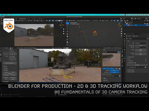 Blender 3.0 for Production - 2D & 3D Tracking Workflow - 08 Fundamentals of 3D Camera Tracking