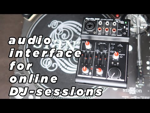 Audio interface for online DJ-sessions - t.mix MicroMix 2 USB
