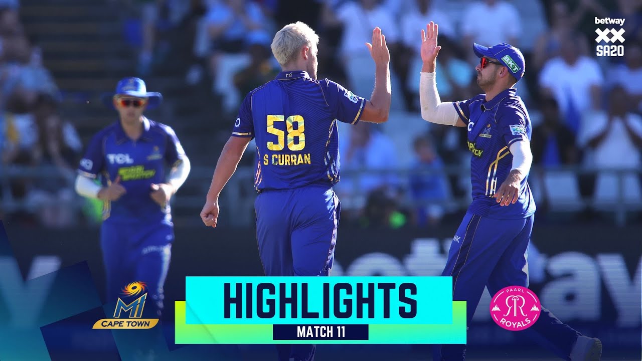 Match 11 Highlights | MI Cape Town v Paarl Royals