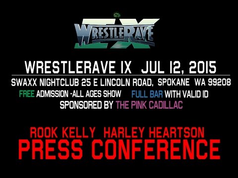 Press Conference for Wrestlerave IX (Rook Kelly vs Harley Heartson)