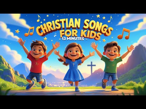 Christian Songs for Kids | 13 Minutes of Songs: Jesus Loves Me, I’ve Got the Joy, Joy, Joy & More