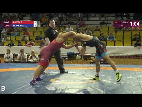 Qual. FS - 63 kg: G. ELBAKIDZE (GEO) df. S. PINTEA (MDA) by VSU1, 14-4
