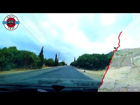Crossing Lebanon 200km roadtrip timelapse