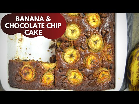 Banana Chocolate Chip Cake