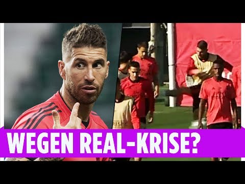 Ramos rastet im Training gegen Jugendspieler aus I Training I Real Madrid