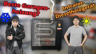 Werkstattheizung Diesel-Infrarot Heizung. Günstig und effektiv - Garagenheizung Hallenheizung