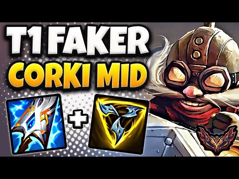 T1 Faker Corki vs Lucian [ MID ] Patch 14.14 Korea Grandmaster ✅