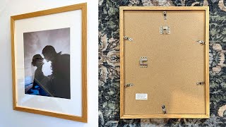 Gorgeous 11x14 Wooden Matted Picture Frame!