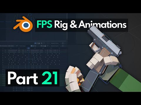 Blender FPS Rigging & Animation Tutorial - Part 21 - Creating the Reload Animation