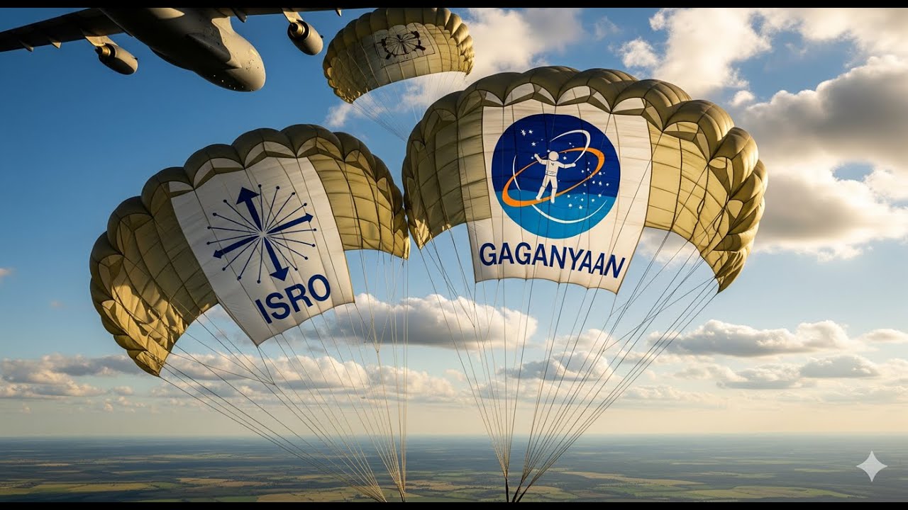 India's Gaganyaan Mission: Parachute System Successfully Tested for 2027 Crewed Launch