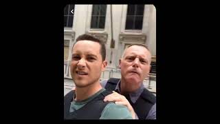 Jay halstead with hank, Matt and Wallace #chicagopd #funny #jayhalstead #onechicago #viral #shorts